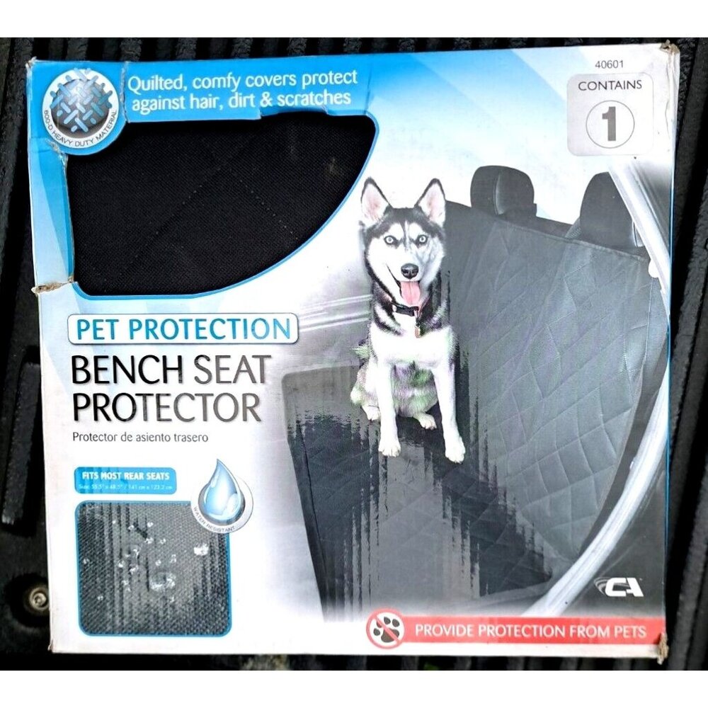 Pet Protection Rear Bench Seat Protector Water & Scratch Resistant Heavy-Duty Qu